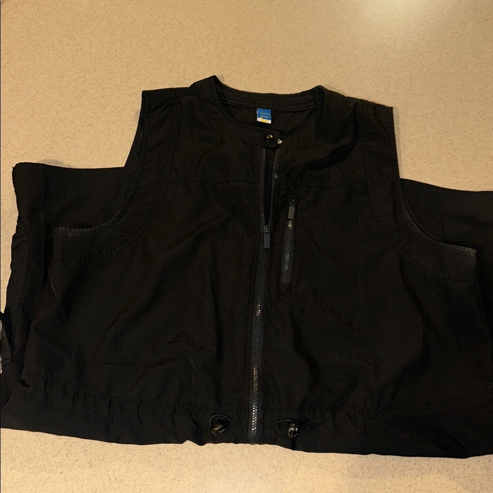 Black Utility Jumpsuit shorts